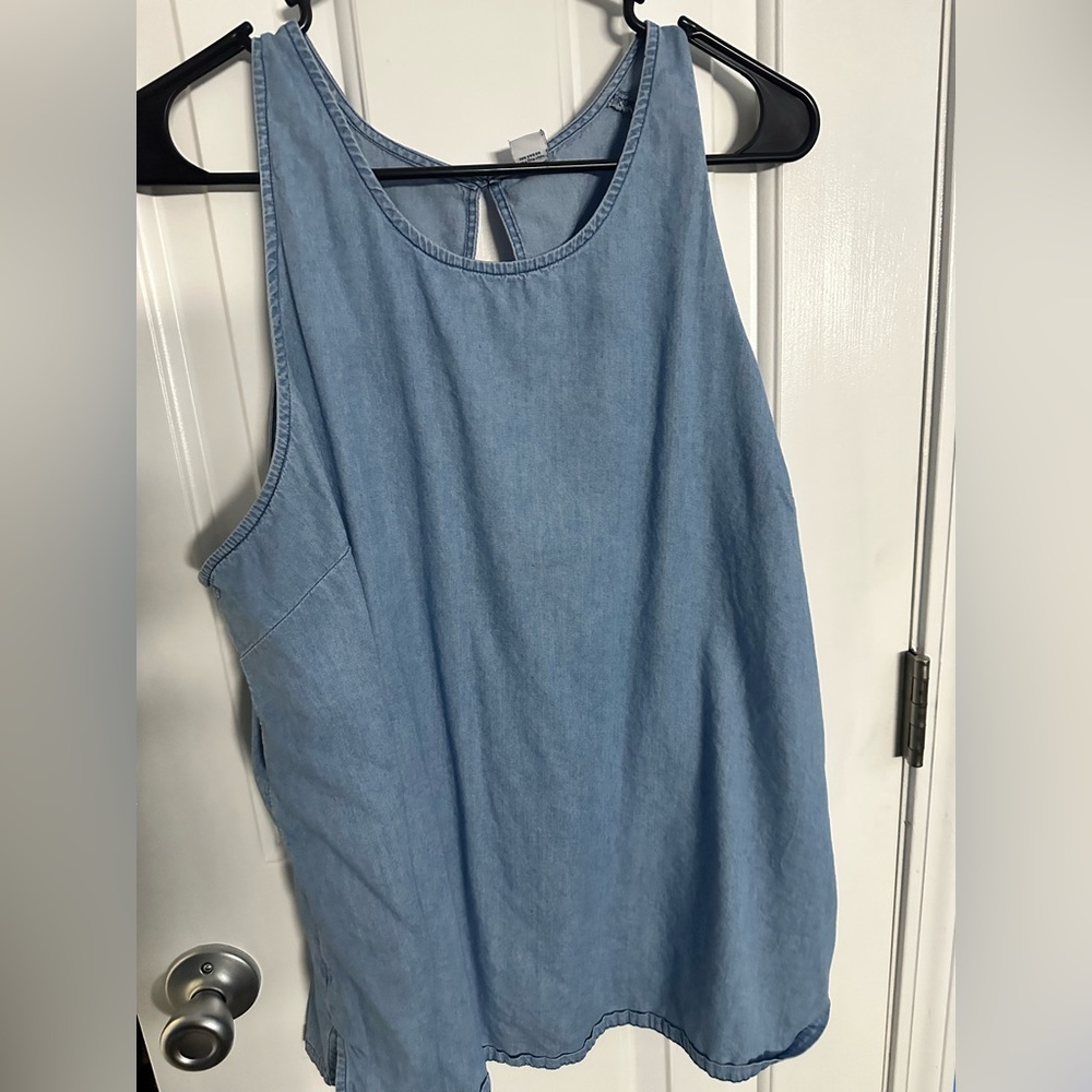 Denim tank top from Old Navy
